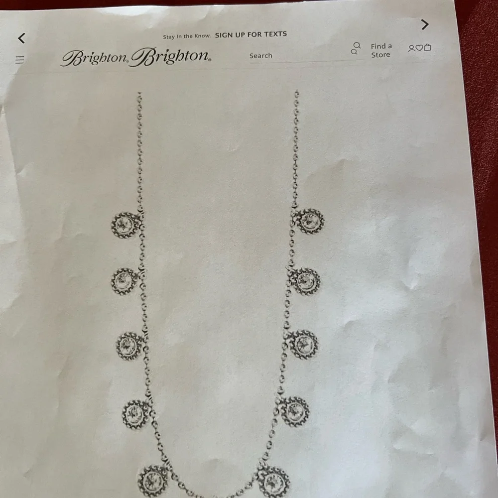 Brighton Twinkle Drop Necklace NEW - NEVER WORN - Picture 5 of 6